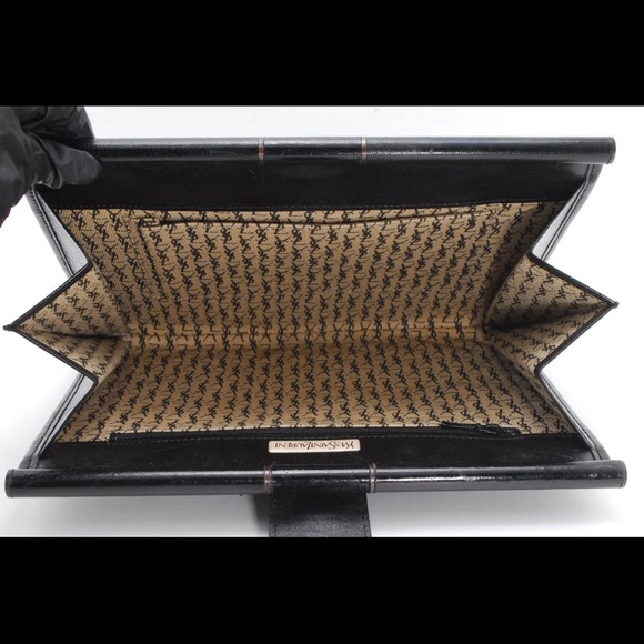 Vintage Yves Saint Laurent Leather Clutch - Picture 6 of 8